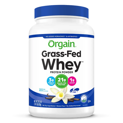Grass Fed Whey Protein Powder - Vanilla Bean