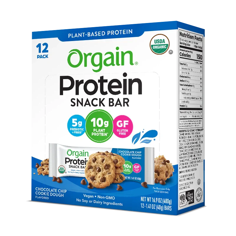 Organic Protein Bar - Chocolate Chip Cookie Dough