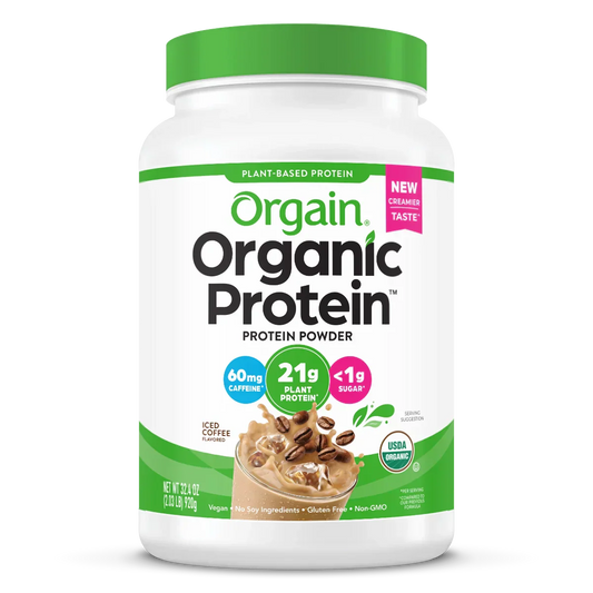 Organic Protein? Plant Based Protein Powder - Iced Coffee