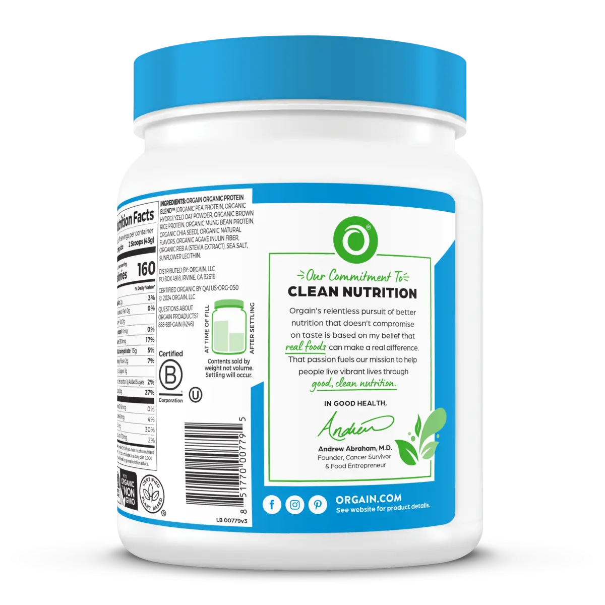 Organic Protein? + Oatmilk Plant Based Protein Powder - Vanilla