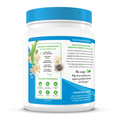 Organic Protein? + Oatmilk Plant Based Protein Powder - Chocolate