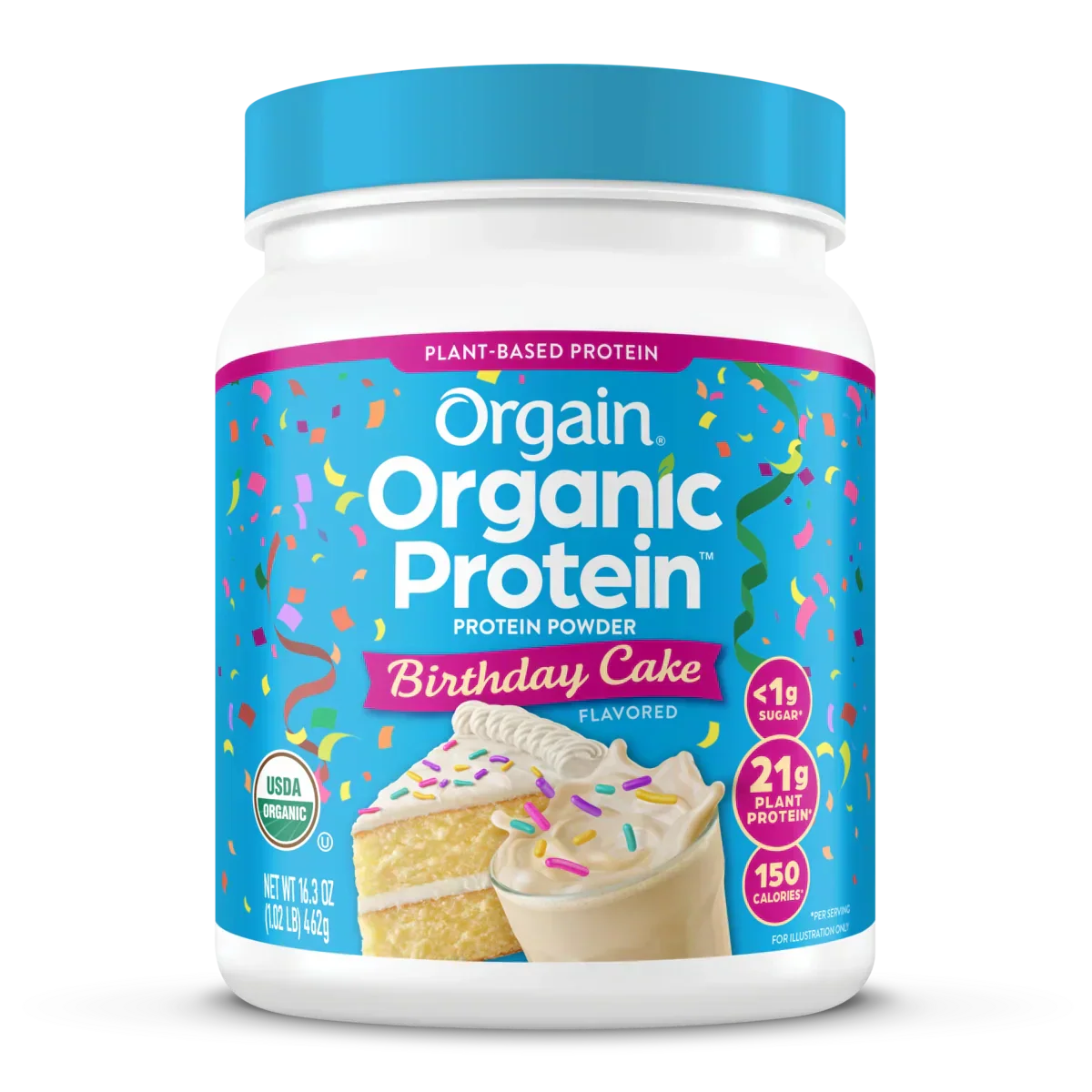 Organic Protein? Plant Based Protein Powder - Birthday Cake
